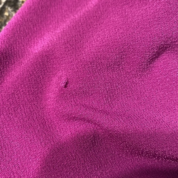 e womens Adrianna Papell solid purple 3/4 sleeve stretch plus size top 3X - Picture 5 of 5